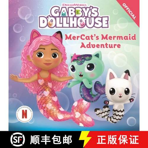 【3-4周达】DreamWorks Gabby's Dollhouse: MerCat's Mermaid Adventure [9781408372210]