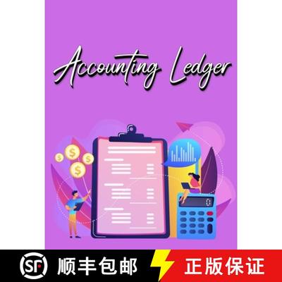【3-4周达】Accounting Ledger Book: Simple Accounting Ledger for Bookkeeping - Big Size - 120 Pages [9786196863681]