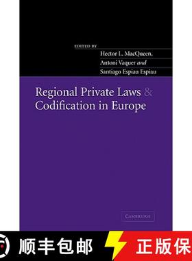 【3-4周达】Regional Private Laws and Codification in Europe [9780521035934]