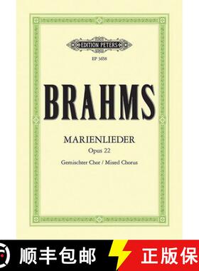 【3-4周达】Marienlieder Op. 22: For 4-Part Mixed Choir [9790014017217]
