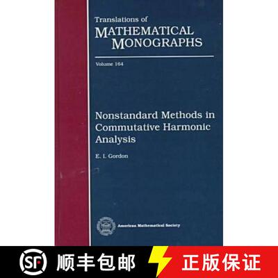 【3-4周达】精装 Nonstandard Methods in Commutative Harmonic Analysis [9780821804193]