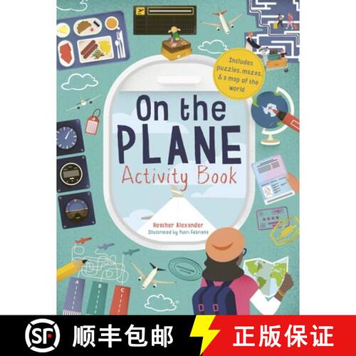 【3-4周达】On the Plane Activity Book: Includes Puzzles, Mazes, Dot-To-Dots and Drawing Activities [9781782407409]
