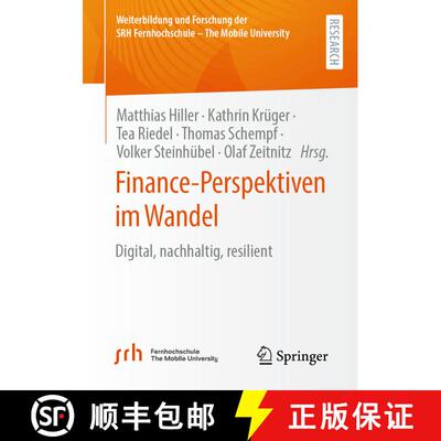 【3-4周达】Finance-Perspektiven im Wandel : Digital, nachhaltig, resilient (1. Aufl. 2024) (1. Aufl. ... [9783658428396]