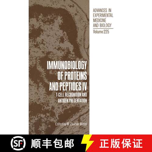 【3-4周达】Immunobiology of Proteins and Peptides IV : T-Cell Recognition and Antigen Presentation [9781468454444]