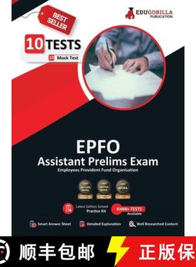 预订 UPSC EPFO Assistant Prelims Exam Preparation Book 2023 (English Edition) - 10 Full Length Mock T... [9789390257553]