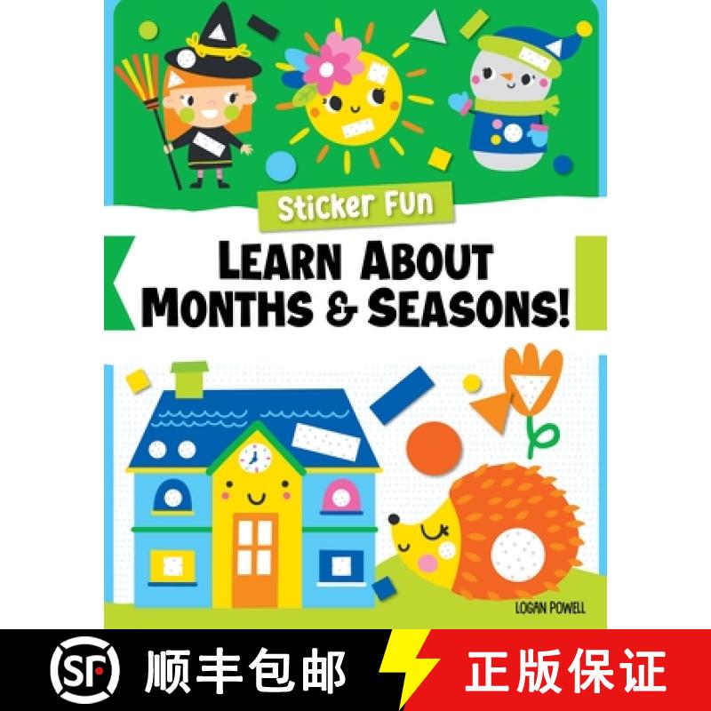 【2-3周达】My Pre-School Sticker Book: Learn about Shapes, Colors, Months, and Seasons [9781641244015]