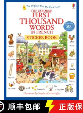 【3-4周达】First Thousand Words in French Sticker Book [9781409580225]