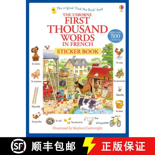 【3-4周达】First Thousand Words in French Sticker Book [9781409580225]