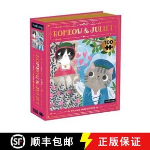 Piece 9780735364981 Romeow Bookish Cats Juliet 4周达 Puzzle 100