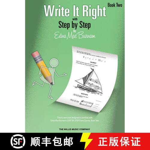 【3-4周达】Write It Right with Step by Step, Book Two [9781423436003]