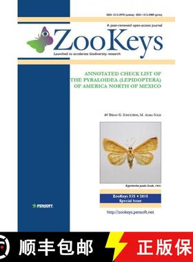 预订 ZooKeys 535: Annotated Check List of the Pyraloidea (Lepidoptera) of America North of Mexico [9789546427915]