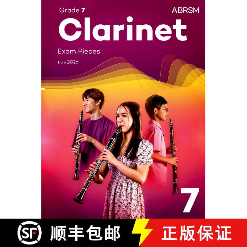 【3-4周达】Clarinet Exam Pieces from 2026, ABRSM Grade 7: Selected from the syllabus from 2026. Clari... [9781786016478]