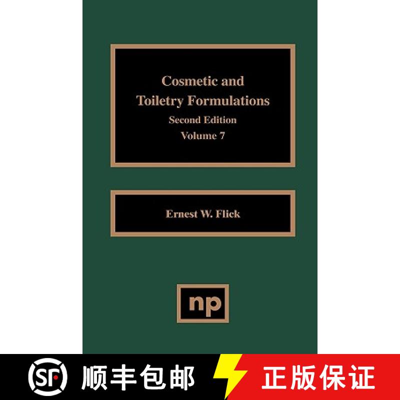 【3-4周达】Cosmetic and Toiletry Formulations, Vol. 7 [9780815514305]