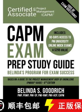 预订 CAPM Exam Prep Study Guide: Belinda's All-in-One Program for Exam Success [9781732392847]