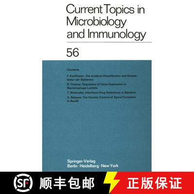 【3-4周达】Current Topics in Microbiology and Immunology / Ergebnisse der Mikrobiologie und Immunitä... [9783642652431]