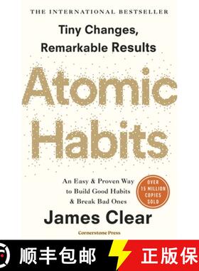 【3-4周达】Atomic Habits : the life-changing million-copy #1 bestseller [9781847941831]