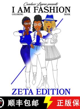 【3-4周达】I Am Fashion Coloring Book: Zeta Edition 1 [9781387419531]