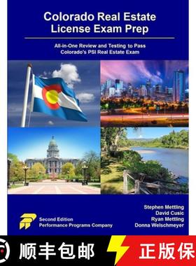 【3-4周达】Colorado Real Estate License Exam Prep: All-in-One Review and Testing to Pass Colorado's P... [9781965482216]