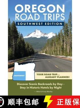 【3-4周达】Oregon Road Trips - Southwest Edition [9780998395029]