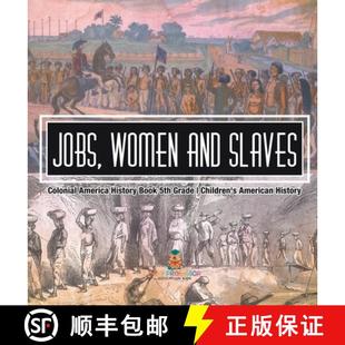 America Children History Book Women Slaves 9798869418234 American His... Jobs and Colonial Grade 5th 4周达