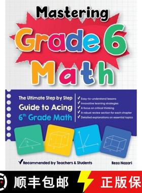 【3-4周达】Mastering Grade 6 Math: The Ultimate Step by Step Guide to Acing 6th Grade Math [9781637195079]