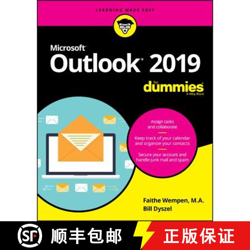 【3-4周达】Outlook 2019 For Dummies [Wiley计算机] [9781119514091]