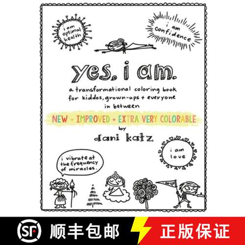 【3-4周达】Yes, I Am: A Transformational Coloring Book for Kiddos, Grownups + Everyone in Between [9798330490905]