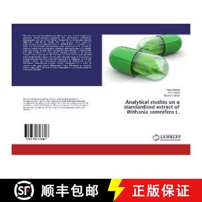 预订 Analytical studies on a standardized extract of Withania somnifera L. [9783330343207]
