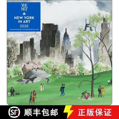 【3-4周达】New York in Art 2026 Wall Calendar [9781419782831]