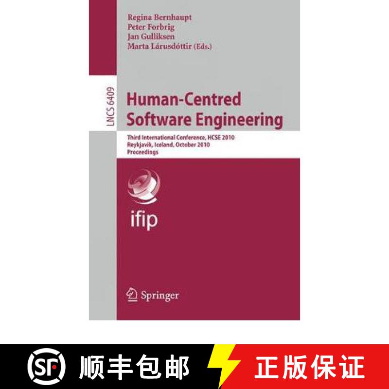 【3-4周达】Human-Centred Software Engineering: Third International Conference, HCSE 2010, Reykjavik, ... [9783642164873]