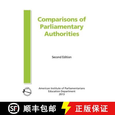 【3-4周达】Comparisons of Parliamentary Authorities [9780942736311]