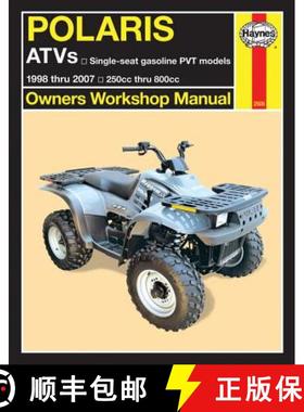 【3-4周达】Polaris Atvs 250-800cc, '98-'07: 1998 Thru 2007 250cc Thru 800cc [9781563929533]