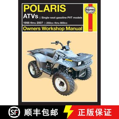 【3-4周达】Polaris Atvs 250-800cc, '98-'07: 1998 Thru 2007 250cc Thru 800cc [9781563929533]