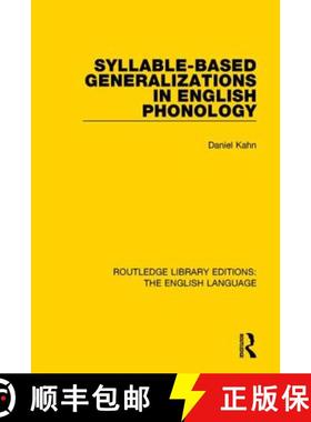 【3-4周达】Syllable-Based Generalizations in English Phonology [9781138918986]