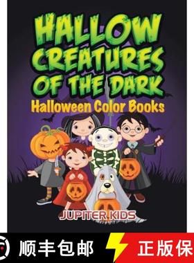 【3-4周达】Hallow Creatures Of The Dark: Halloween Color Books [9781683052302]