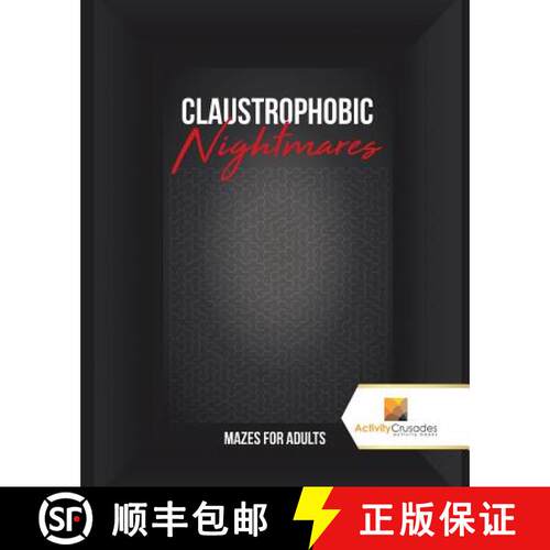 【3-4周达】Claustrophobic Nightmares : Mazes for Adults [9780228221302]