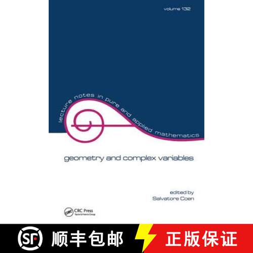 【3-4周达】精装 Geometry and Complex Variables: proceedings of an international meeting on the occasi... [9781138441927]