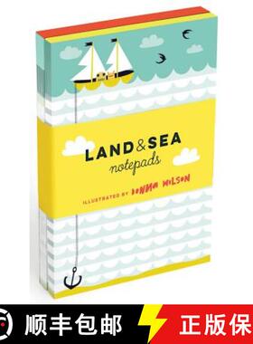 【3-4周达】Land & Sea Notepads [9781452136271]