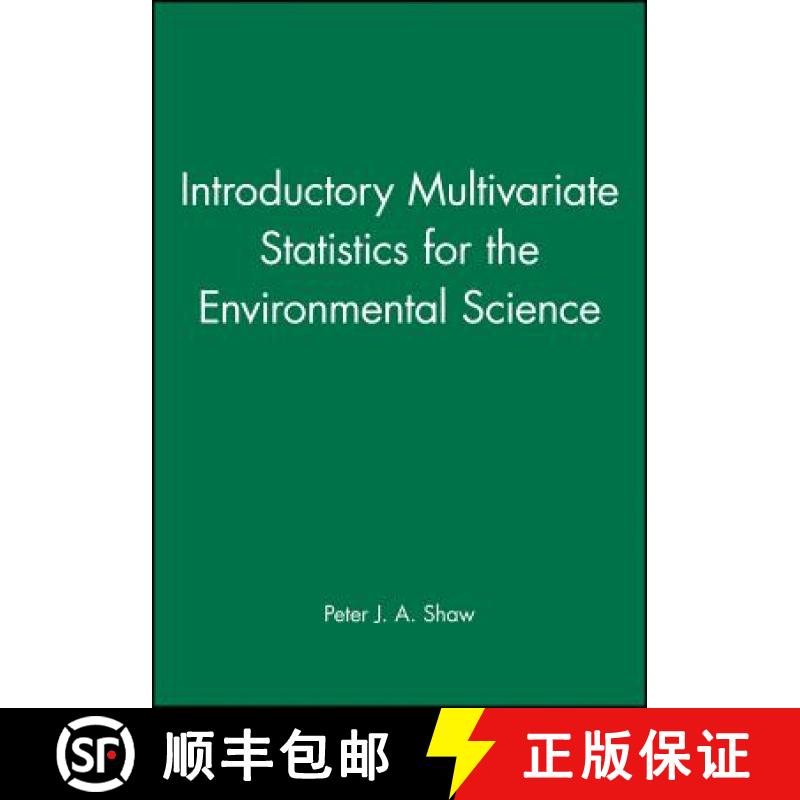 【3-4周达】Introductory Multivariate Statistics For The Environmental Science [Wiley统计学] [9780470689233]