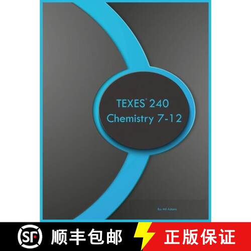 【3-4周达】TEXES 240 Chemistry 7-12 [9781088291597]