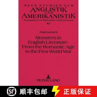 Literature World 9783631393703 English Romantic the Monsters War First From 预订 Age