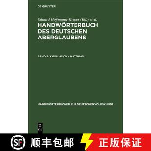 预订 Knoblauch - Matthias [9783110999174]