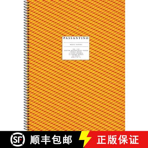 【3-4周达】Passantino Music Papers, No. 159: Guitar Manuscript Paper [9780825691591]