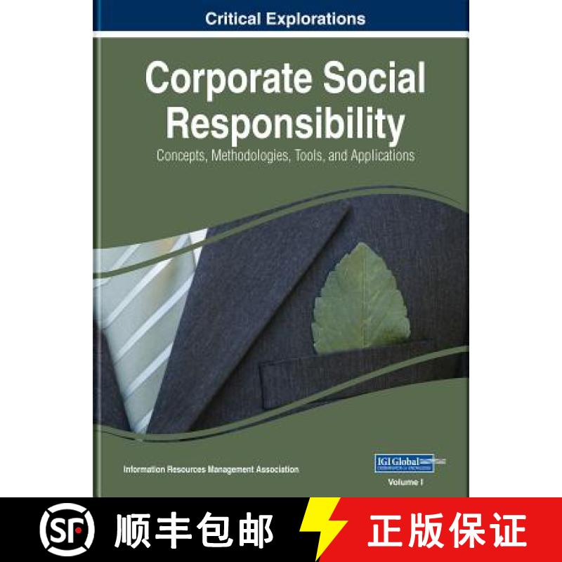 【3-4周达】Corporate Social Responsibility: Concepts, Methodologies, Tools, and Applications, 3 volume [9781522561927]
