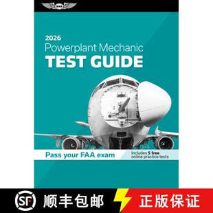 【3-4周达】Powerplant Mechanic Test Guide 2026: Study and Prepare for Your Aviation Mechanic FAA Know... [9781644255339]
