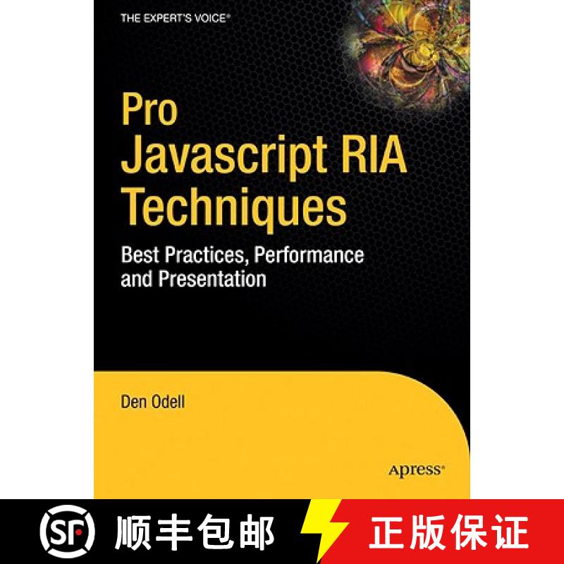 【3-4周达】Pro JavaScript RIA Techniques: Best Practices, Performance, and Presentation [9781430219347]