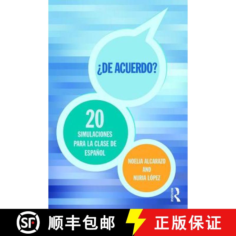 【3-4周达】'De acuerdo' 20 simulaciones para la clase de espanol: 20 simulaciones para la clase de es... [9781138831087]