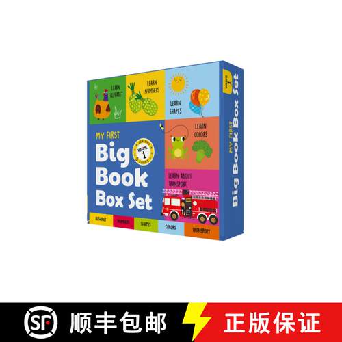 【3-4周达】My First Big Book Box - Volume 1 (5 Books Tuck-Box): A Boxset of 5 Illustrated Big Board B... [9789815144208]