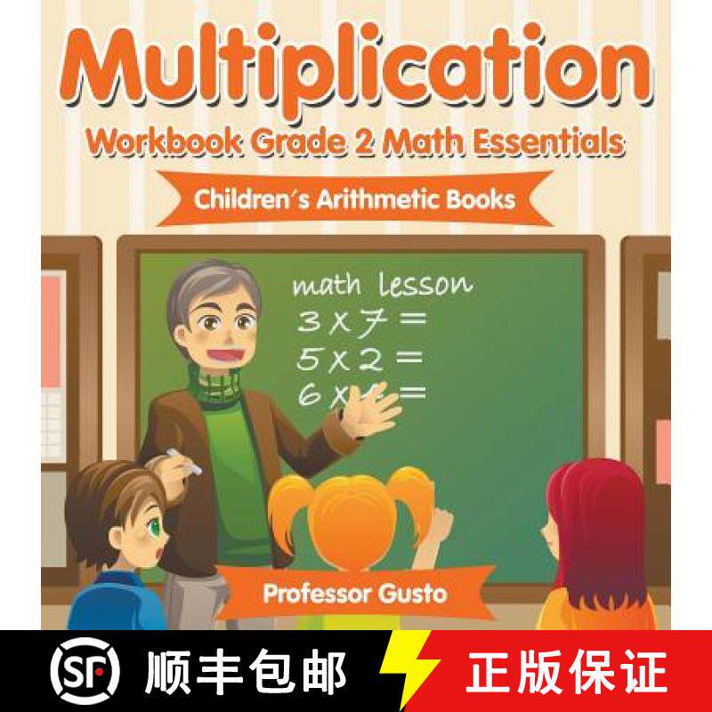 【3-4周达】Multiplication Workbook Grade 2 Math Essentials | Children's Arithmetic Books [9781683212836]