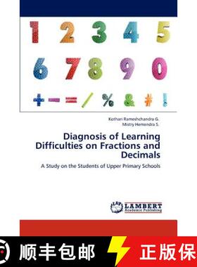 预订 Diagnosis of Learning Difficulties on Fractions and Decimals [9783848447633]